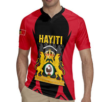 Personalised Empire dHayiti 1804–1806 Rugby Jersey Coat Of Arms Flag Style