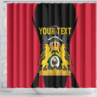 Personalised Empire dHayiti 1804–1806 Shower Curtain Coat Of Arms Flag Style