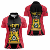 Personalised Empire dHayiti 1804–1806 Women Polo Shirt Coat Of Arms Flag Style