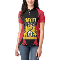 Personalised Empire dHayiti 1804–1806 Women Polo Shirt Coat Of Arms Flag Style
