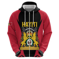 Personalised Empire dHayiti 1804–1806 Zip Hoodie Coat Of Arms Flag Style