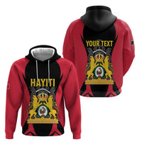 Personalised Empire dHayiti 1804–1806 Zip Hoodie Coat Of Arms Flag Style