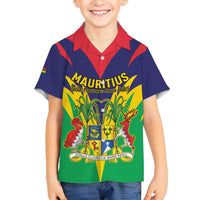 Personalised Mauritius Family Matching Puletasi and Hawaiian Shirt Stella Clavisque Maris Indici