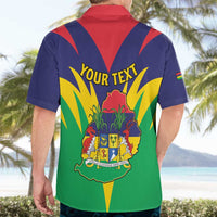 Personalised Mauritius Hawaiian Shirt Stella Clavisque Maris Indici