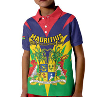 Personalised Mauritius Kid Polo Shirt Stella Clavisque Maris Indici