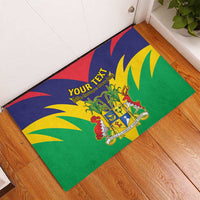 Personalised Mauritius Rubber Doormat Stella Clavisque Maris Indici