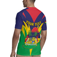 Personalised Mauritius Rugby Jersey Stella Clavisque Maris Indici