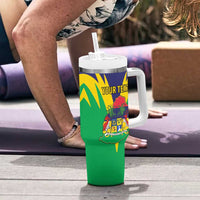 Personalised Mauritius Tumbler With Handle Stella Clavisque Maris Indici