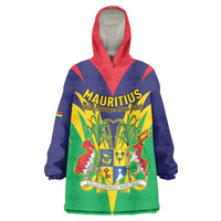Personalised Mauritius Wearable Blanket Hoodie Stella Clavisque Maris Indici