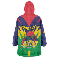 Personalised Mauritius Wearable Blanket Hoodie Stella Clavisque Maris Indici