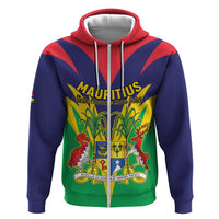 Personalised Mauritius Zip Hoodie Stella Clavisque Maris Indici