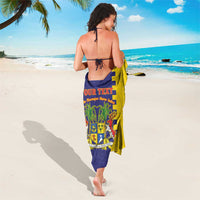 Personalised Mauritius Sarong Coat Of Arms Mix Paisley Pattern