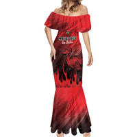 Personalised Mauritius Football Mermaid Dress Allez Les Dodos Grunge Style