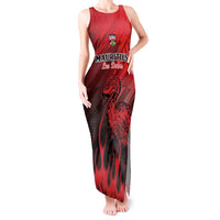 Personalised Mauritius Football Tank Maxi Dress Allez Les Dodos Grunge Style