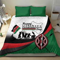 Happy Kenya Madaraka Day Bedding Set Maasai Shield - Kenyan Pattern