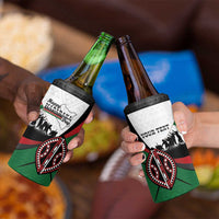 Personalised Happy Kenya Madaraka Day 4 in 1 Can Cooler Tumbler Maasai Shield - Kenyan Pattern