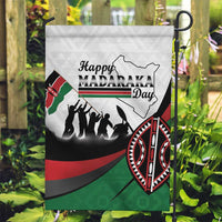 Happy Kenya Madaraka Day Garden Flag Maasai Shield - Kenyan Pattern