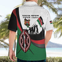 Personalised Happy Kenya Madaraka Day Hawaiian Shirt Maasai Shield - Kenyan Pattern