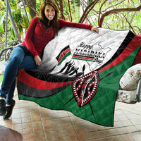 Happy Kenya Madaraka Day Quilt Maasai Shield - Kenyan Pattern