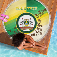 Personalised Nairobi Kenya Beach Blanket The Green City under the Sun