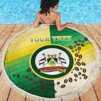 Personalised Nairobi Kenya Beach Blanket The Green City under the Sun