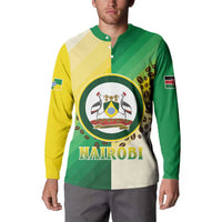 Personalised Nairobi Kenya Button Sweatshirt The Green City under the Sun