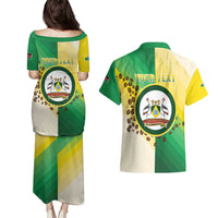 Personalised Nairobi Kenya Couples Matching Puletasi and Hawaiian Shirt The Green City under the Sun