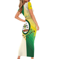 Personalised Nairobi Kenya Family Matching Short Sleeve Bodycon Dress and Hawaiian Shirt The Green City under the Sun