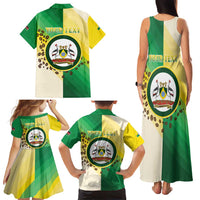 Personalised Nairobi Kenya Family Matching Tank Maxi Dress and Hawaiian Shirt The Green City under the Sun