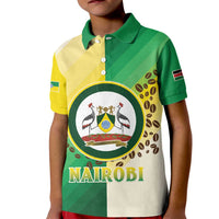 Personalised Nairobi Kenya Kid Polo Shirt The Green City under the Sun
