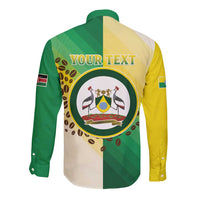 Personalised Nairobi Kenya Long Sleeve Button Shirt The Green City under the Sun