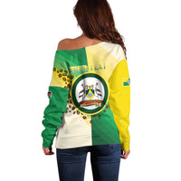 Personalised Nairobi Kenya Off Shoulder Sweater The Green City under the Sun