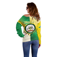 Personalised Nairobi Kenya Off Shoulder Sweater The Green City under the Sun