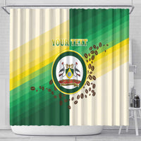 Personalised Nairobi Kenya Shower Curtain The Green City under the Sun