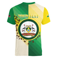 Personalised Nairobi Kenya Women V-Neck T-Shirt The Green City under the Sun