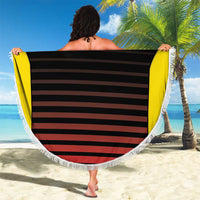 Uganda Rugby Custom Beach Blanket Go Cranes