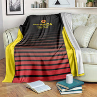 Uganda Rugby Custom Blanket Go Cranes