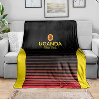 Uganda Rugby Custom Blanket Go Cranes