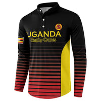 Uganda Rugby Custom Button Sweatshirt Go Cranes