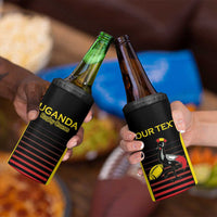 Uganda Rugby Custom 4 in 1 Can Cooler Tumbler Go Cranes