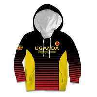 Uganda Rugby Custom Kid Hoodie Go Cranes