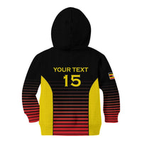 Uganda Rugby Custom Kid Hoodie Go Cranes