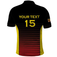 Uganda Rugby Custom Polo Shirt Go Cranes