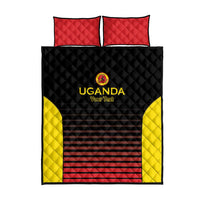 Uganda Rugby Custom Quilt Bed Set Go Cranes