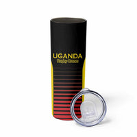 Uganda Rugby Custom Skinny Tumbler Go Cranes