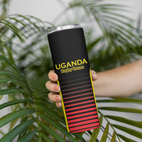 Uganda Rugby Custom Skinny Tumbler Go Cranes