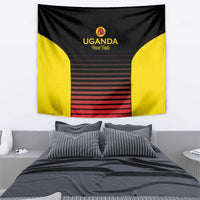 Uganda Rugby Custom Tapestry Go Cranes