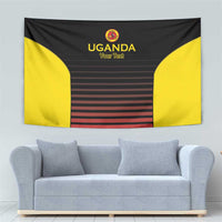 Uganda Rugby Custom Tapestry Go Cranes
