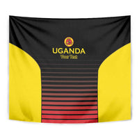 Uganda Rugby Custom Tapestry Go Cranes