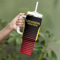Uganda Rugby Custom Tumbler With Handle Go Cranes